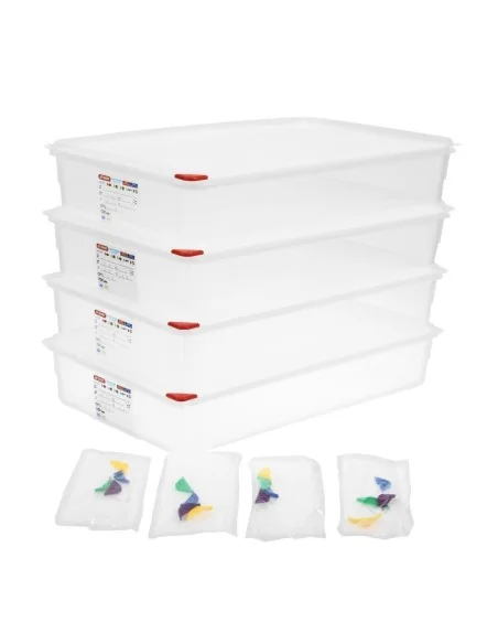 Boîte alimentaire GN1/1  Araven 13,7L (Lot de 4)