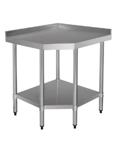 Table d'angle inox Vogue 700mm