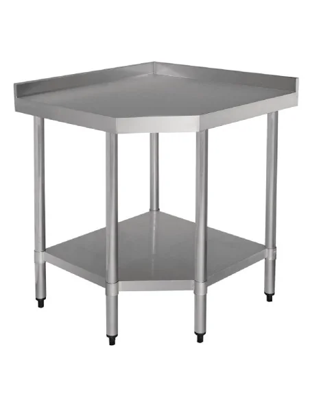 Table d'angle inox Vogue 700mm