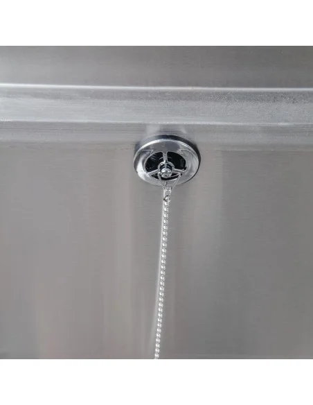 Bac vide seaux en acier inoxydable Vogue