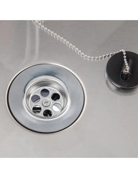 Bac vide seaux en acier inoxydable Vogue