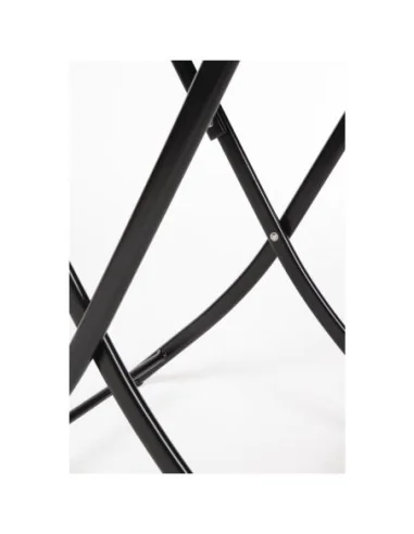 Table carrée pliante en rotin PE Bolero 600mm