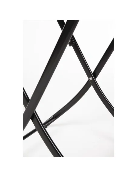 Table carrée pliante en rotin PE Bolero 600mm