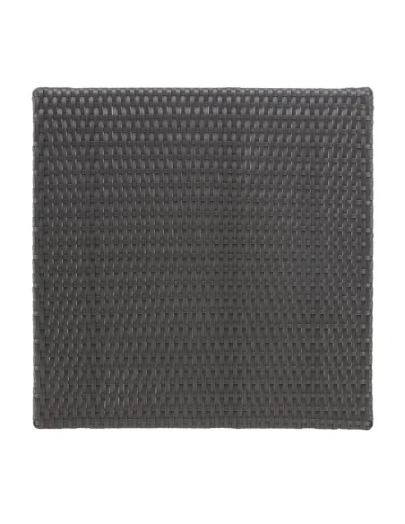 Table carrée pliante en rotin PE Bolero 600mm