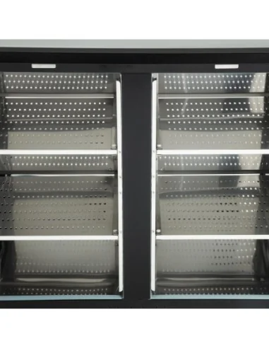 Arrière-bar Polar Série U 2 portes et 4 tiroirs