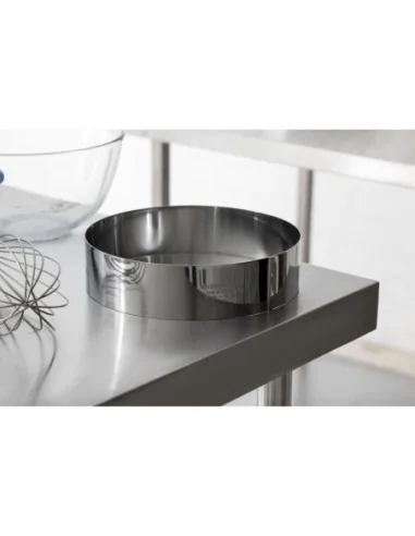 Cercle à mousse inox De Buyer 240 x 60mm