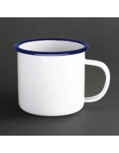 Mug en acier émaillé Olympia (Lot de 6)