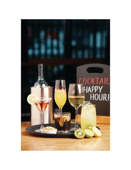 Verres à cocktail Martini en cristal Olympia 160ml lot de 6