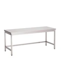 Table inox sans étagère basse Gastro M 700 x 700 x 890mm