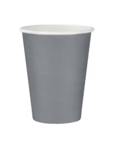 Gobelets simple paroi Fiesta Recyclable anthracite 340ml (lot de 1000)