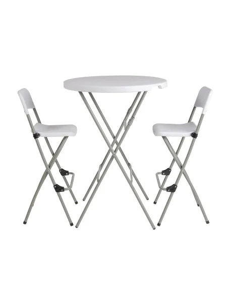 Tabourets hauts pliants Bolero (lot de 2)