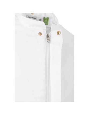 Veste de cuisinier en maille à manches courtes Southside Harlem blanche S