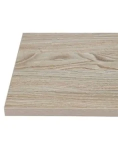 Plateau de table carré Bolero 600mm effet bois clair 2