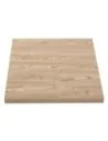 Plateau de table carré Bolero 700mm effet bois clair