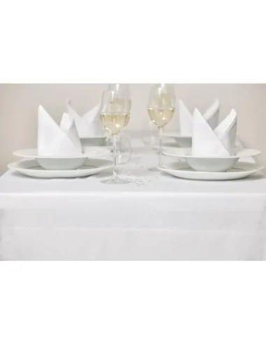 Nappe blanche bande de satin Mitre Luxury 1780 x 1780mm