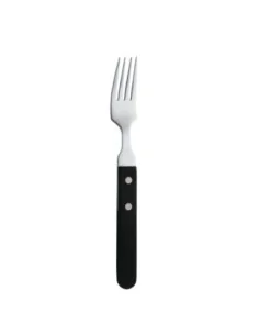 Fourchette à steak Amefa manche noir 196mm (Lot de 12) 2