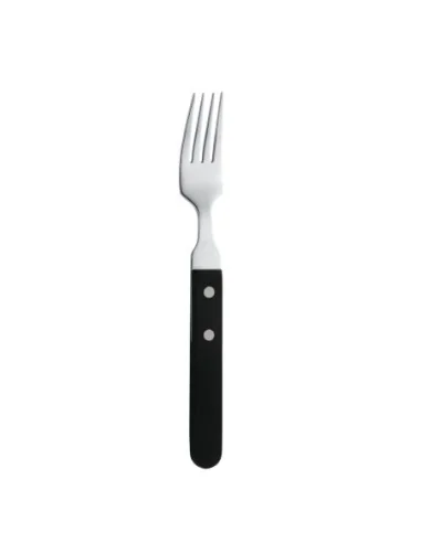 Fourchette à steak Amefa manche noir 196mm (Lot de 12)