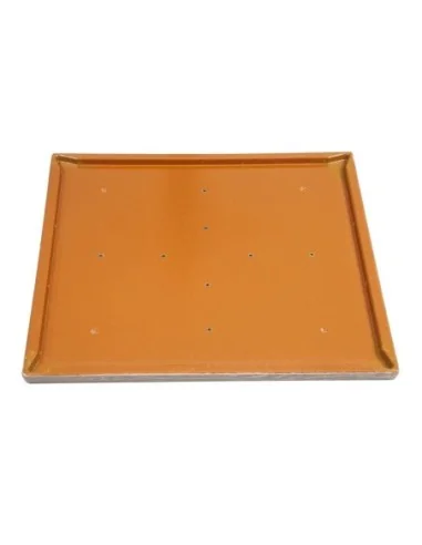 Plateau de table carré Bolero effet bois vieilli 700mm