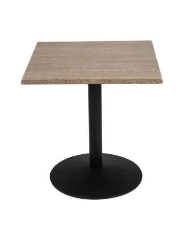 Plateau de table carré Bolero effet bois vieilli 700mm