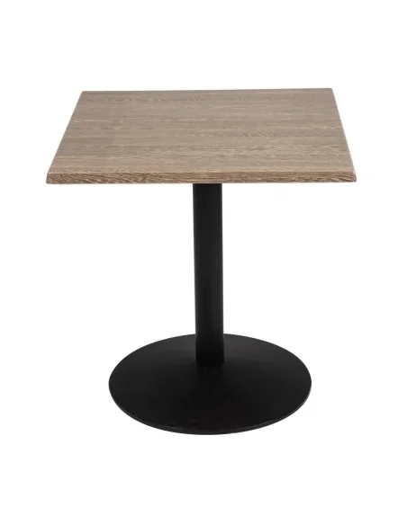 Plateau de table carré Bolero effet bois vieilli 700mm