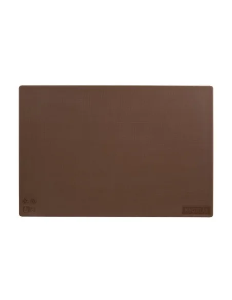 Planche à découper antibactérienne basse densité Hygiplas marron