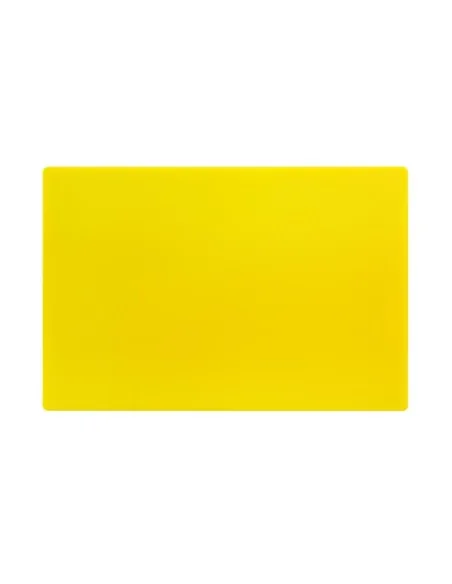 Planche à découper antibactérienne basse densité Hygiplas jaune