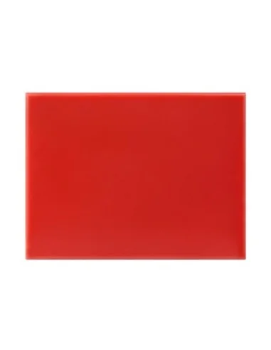 Petite planche à découper haute densité Hygiplas rouge