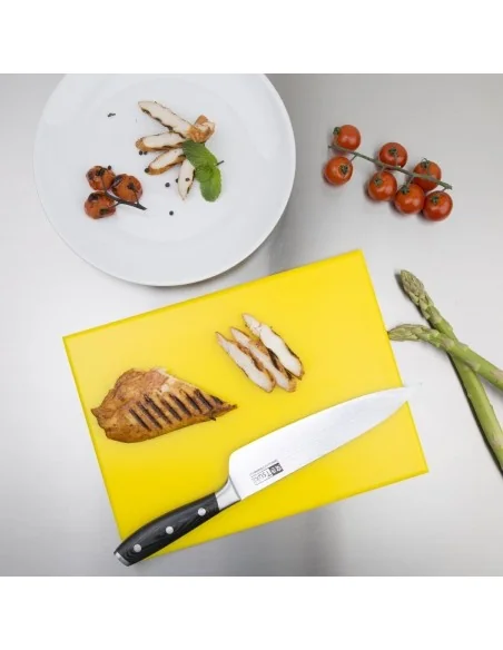Petite planche à découper haute densité Hygiplas jaune