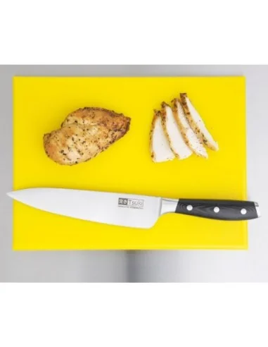 Petite planche à découper haute densité Hygiplas jaune