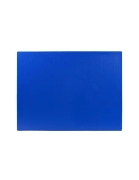 Grande planche à découper épaisse basse densité Hygiplas bleue