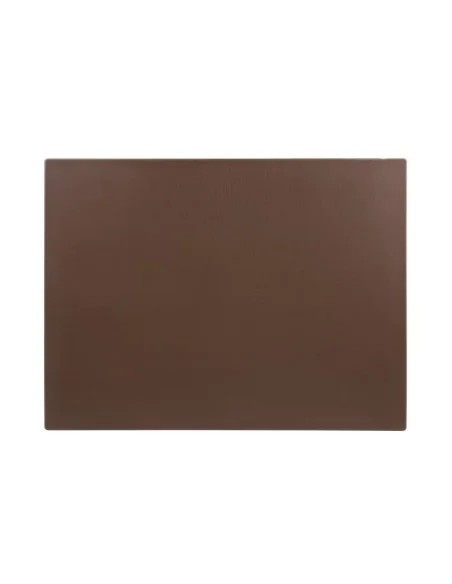 Grande planche à découper basse densité Hygiplas marron