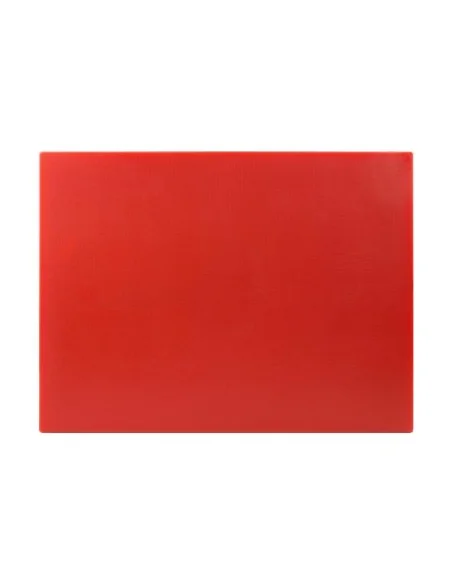Grande planche à découper basse densité Hygiplas rouge