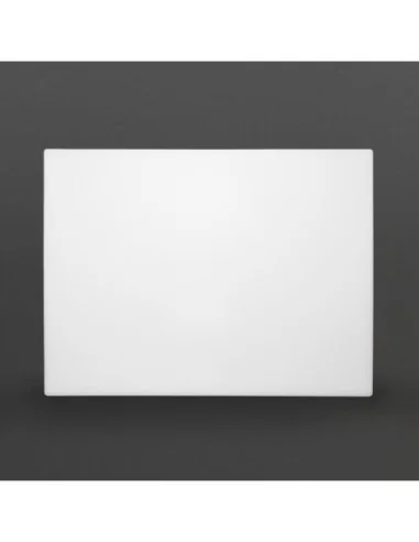 Grande planche à découper basse densité Hygiplas blanche