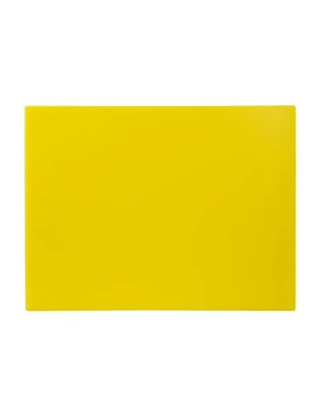 Grande planche à découper basse densité Hygiplas jaune