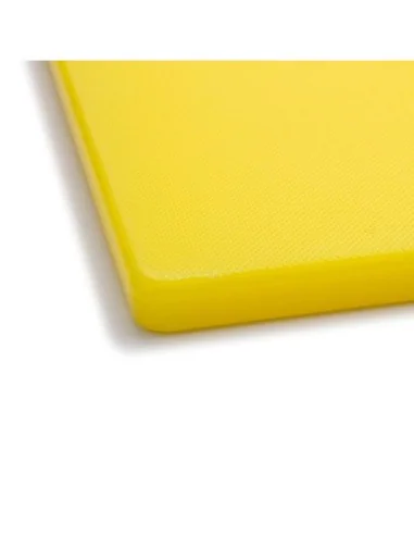 Grande planche à découper basse densité Hygiplas jaune
