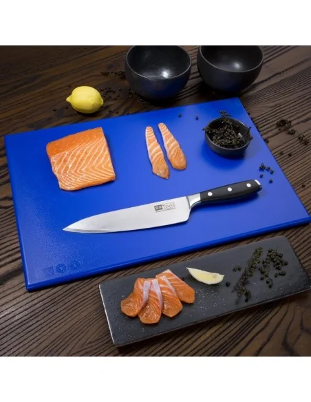 Planche à découper standard haute densité Hygiplas bleue