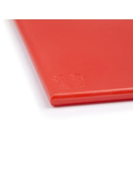 Grande planche à découper haute densité Hygiplas rouge