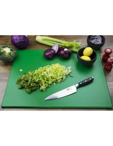 Grande planche à découper haute densité Hygiplas verte