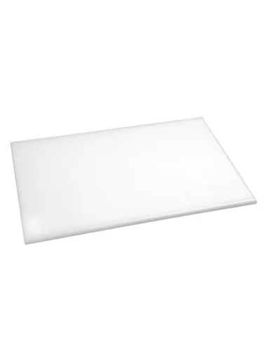 Planche à découper standard haute densité Hygiplas blanche