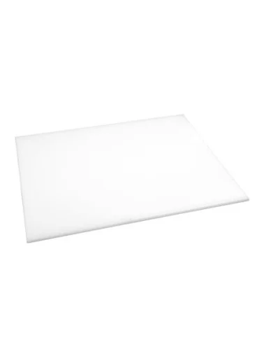 Grande planche à découper haute densité Hygiplas blanche