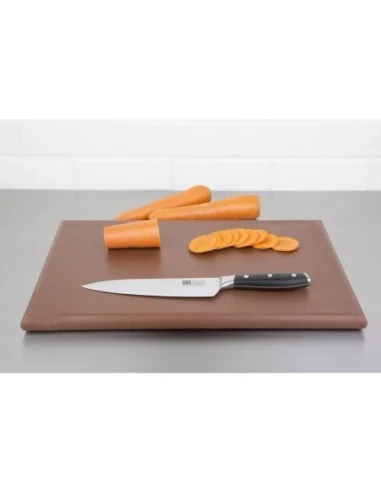 Planche à découper épaisse haute densité Hygiplas marron