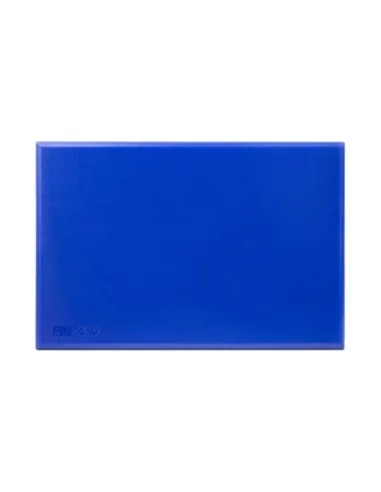 Planche à découper épaisse haute densité Hygiplas bleue