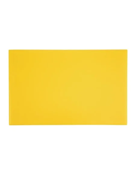 Planche à découper épaisse haute densité Hygiplas jaune