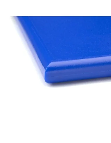 Planche à découper extra large haute densité Hygiplas bleue
