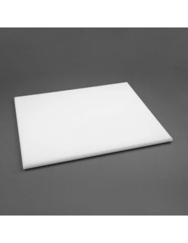 Planche à découper extra large haute densité Hygiplas blanche