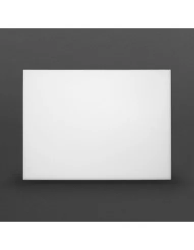 Planche à découper extra large haute densité Hygiplas blanche