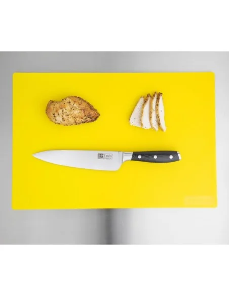 Planche à découper standard basse densité Hygiplas jaune