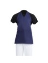 Tablier serveur col en V Whites bleu marine