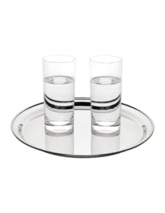 Plateau de service rond inox Olympia 305mm 2