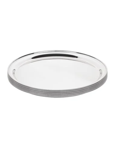 Plateau de service rond inox Olympia 305mm